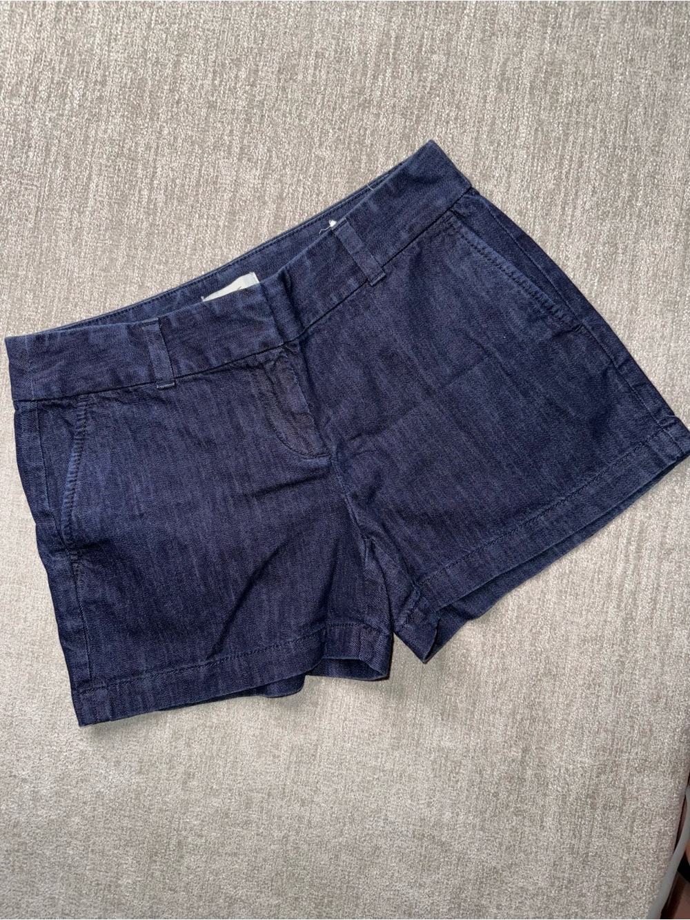 LOFT Outlet Women’s Size 2 Navy Denim Look Chino Shorts NWOT